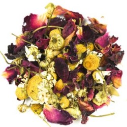 Chamomile and Rose Petal Tea